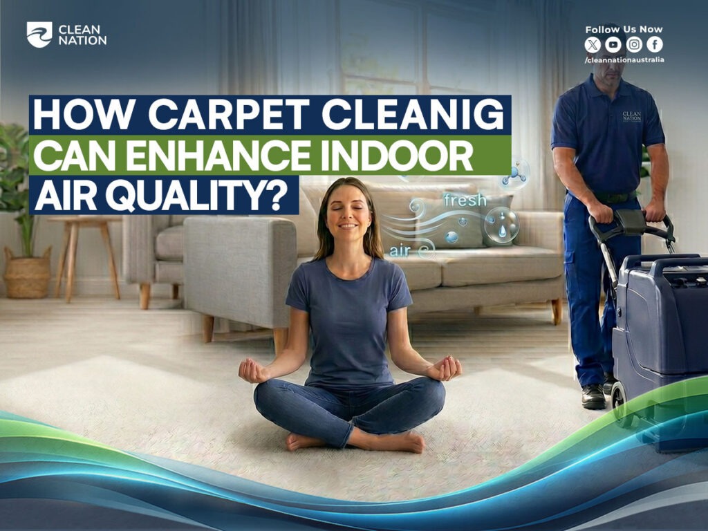 Professional carpet cleaning service improving indoor air quality through dust removal, allergen reduction, deep carpet cleaning, and healthier home living.
