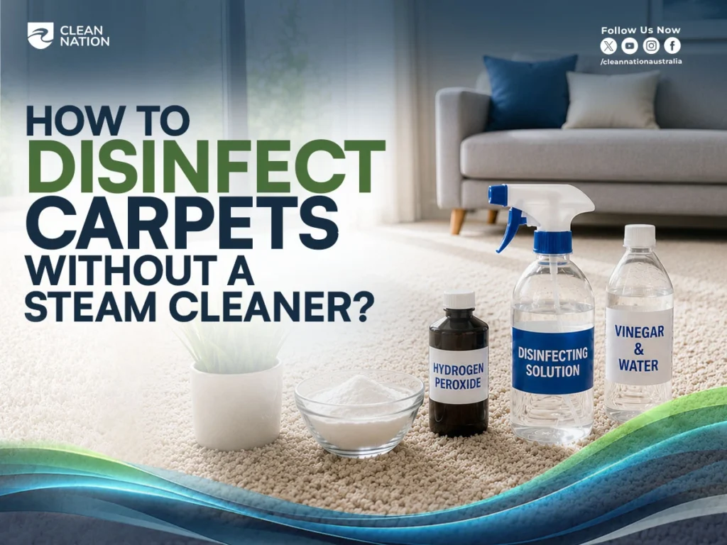 How To Disinfect Carpets Without a Steam Cleaner?