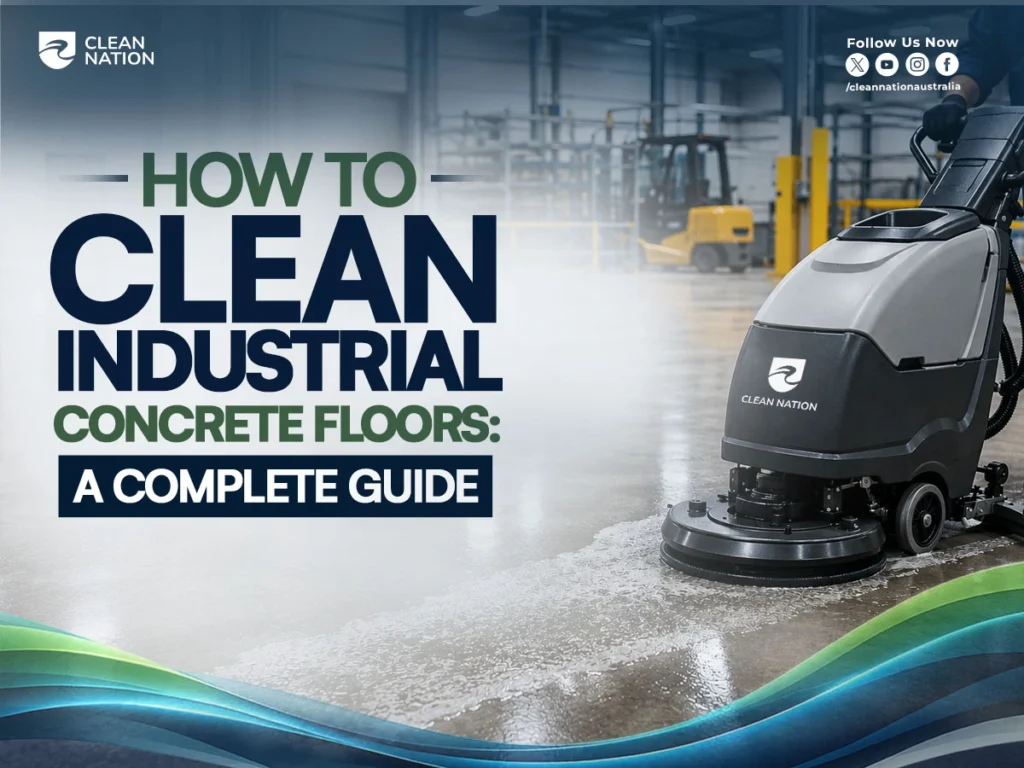 How to Clean Industrial Concrete Floors?