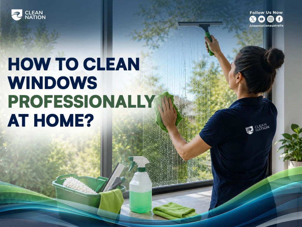 How to Clean Windows Professionally at Home?