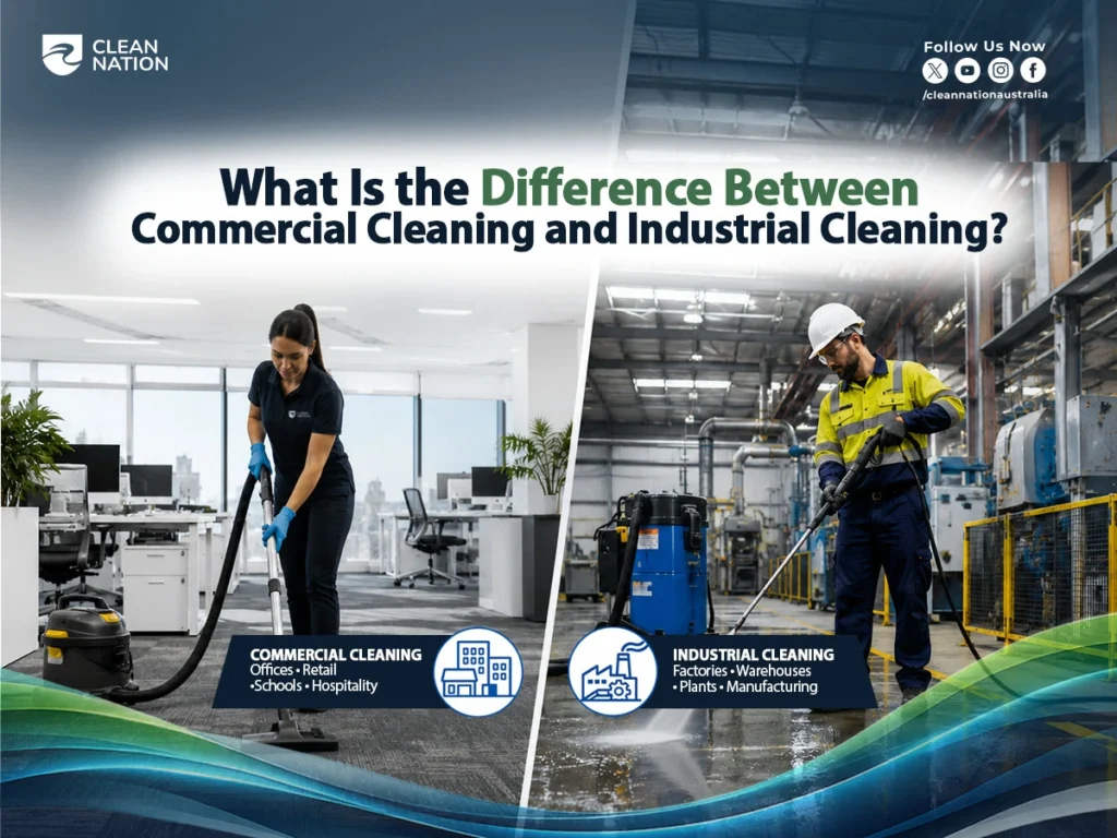 What Is the Difference Between Commercial Cleaning and Industrial Cleaning?