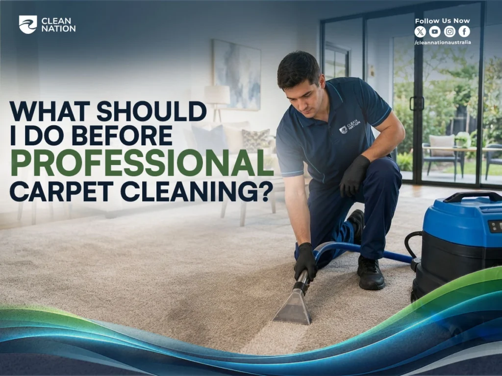What Should I Do Before Professional Carpet Cleaning?