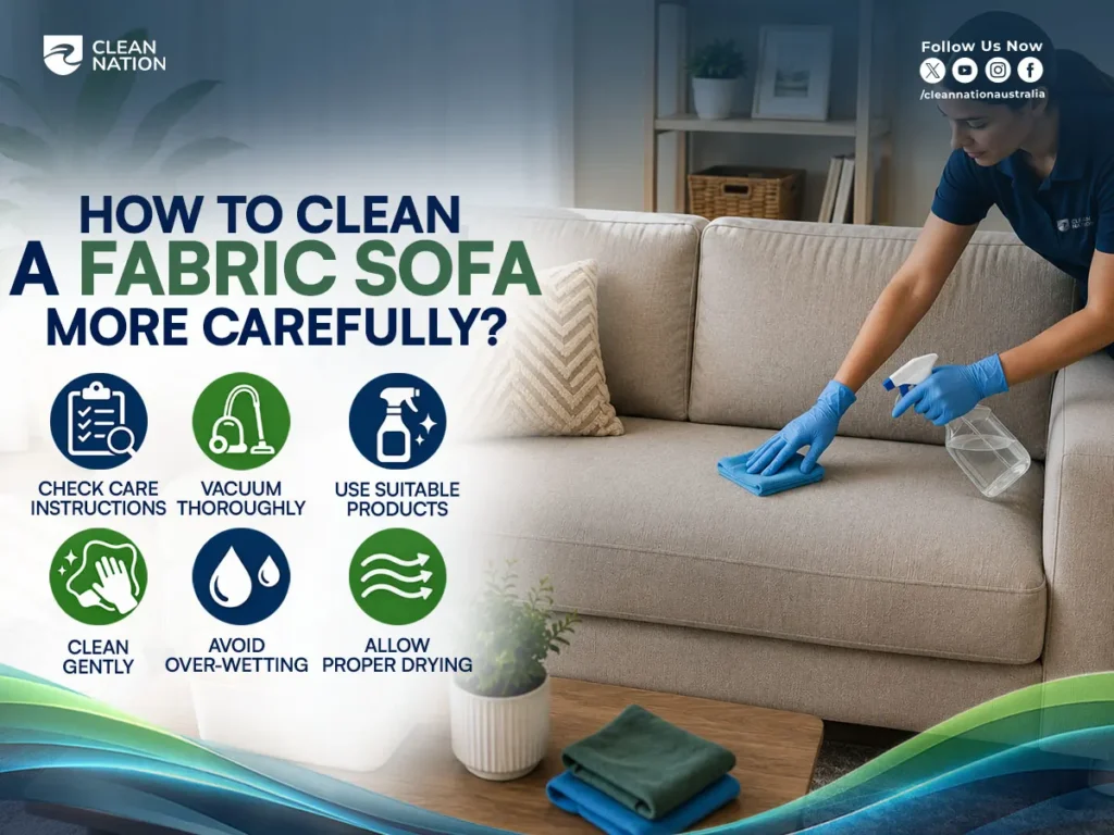 Learn how to clean a fabric sofa carefully with the right products, gentle techniques, thorough vacuuming, and proper drying to keep your upholstery fresh, clean, and looking its best.